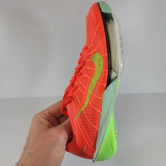 Nike Air Zoom Victory 2 Bright Crimson Lime FD8411 600 Track Spikes Shoes